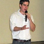 Newly elected Kihei Community Association Board of Directors President Jon Miller shares his vision for Kihei at the KCA meeting on Tuesday, Jan. 15.